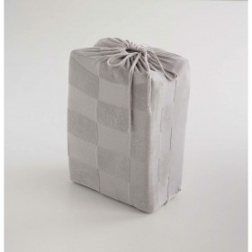 Copripiumino Naturals ELBA Grigio chiaro Singolo (150 x 220 cm)