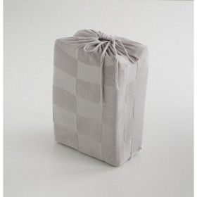 Copripiumino Naturals ELBA Grigio chiaro Ala francese (220 x 220 cm)