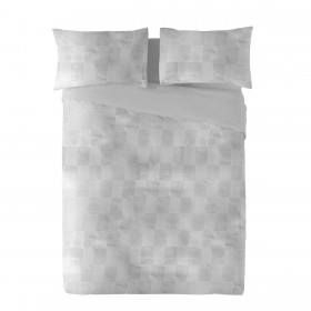 Copripiumino Naturals ELBA Grigio chiaro Matrimoniale (240 x 220 cm)