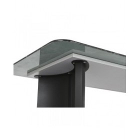 Tavolo da Pranzo Home ESPRIT Nero Verde Metallo Vetro Temperato 200 x 100 x 76 cm