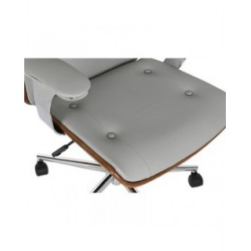 Sedia Ufficio con Poggiatesta Home ESPRIT Beige Avorio