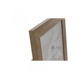 Cornice Portafoto Home ESPRIT Bianco Beige Cristallo polistirene Marmo Scandinavo 26 x 2 x 31 cm (4 Unità)
