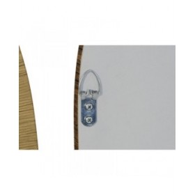 Specchio da parete Home ESPRIT Marrone Beige Naturale Avorio Scandi 55 X 2 X 75 cm (4 Unità)