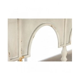 Scaffale Home ESPRIT Bianco Naturale Metallo 159 X 36,5 X 91 cm