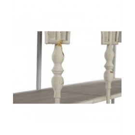 Scaffale Home ESPRIT Bianco Naturale Metallo 159 X 36,5 X 91 cm