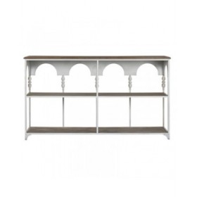 Scaffale Home ESPRIT Bianco Naturale Metallo 159 X 36,5 X 91 cm