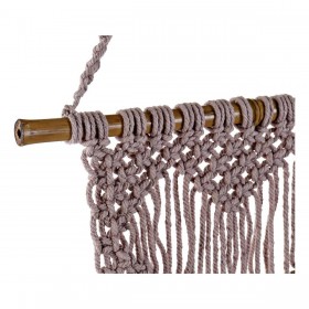 Decorazione pensile DKD Home Decor Viola Marrone Chiaro Bambù
