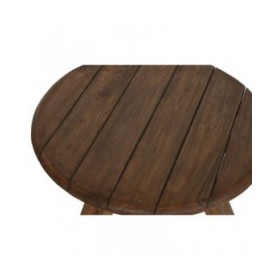 Set di 3 tavoli Home ESPRIT teak 80 x 80 x 43 cm