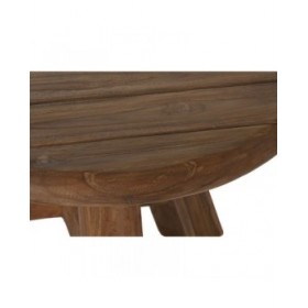 Set di 3 tavoli Home ESPRIT teak 80 x 80 x 43 cm