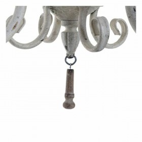 Lampadario DKD Home Decor LA-171746 Metallo Bianco 220 V 40 W 45 x 45 x 61 cm