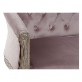 Divano DKD Home Decor Marrone Rosa Legno Moderno 107 x 61 x 71 cm