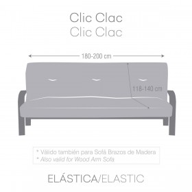Copridivano Eysa ULISES Beige 140 x 100 x 200 cm