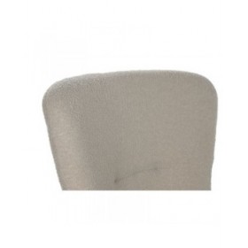 Sedia a Dondolo Home ESPRIT Bianco Poliestere Metallo 74 X 90 X 95 cm