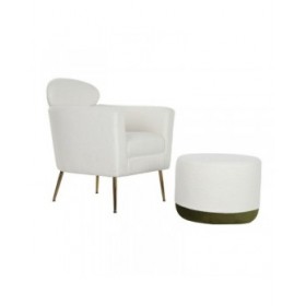 Poltrona Home ESPRIT Poliestere Legno 74 X 76 X 82 cm