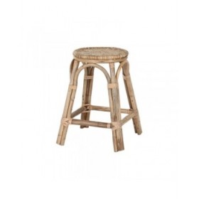 Sgabello Home ESPRIT Naturale vimini Rattan 37 X 37 X 49,5 cm