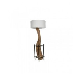 Lampadario Home ESPRIT Ferro teak 65 x 65 x 50 cm