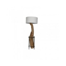 Lampadario Home ESPRIT Ferro teak 65 x 65 x 50 cm