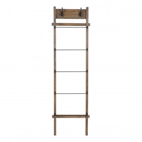 Appendiabiti DKD Home Decor Legno Metallo (46 x 9 x 1 cm)