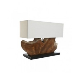 Lampada da tavolo Home ESPRIT Ferro teak 60 X 20 X 55 cm