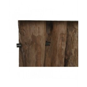 Lampada da tavolo Home ESPRIT Ferro teak 40 X 20 X 80 cm