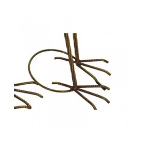 Statua Decorativa Home ESPRIT Giallo Azzurro Bianco Orientale Airone 41 X 18,5 X 104,5 cm (2 Unità)