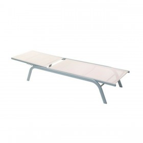 Lettino DKD Home Decor reclinabile PVC Alluminio (191 x 58 x 98 cm)