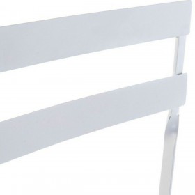 Tavolo con 2 sedie DKD Home Decor Bianco 80 cm 60 x 60 x 70 cm (3 pcs)