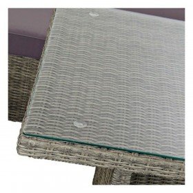 Divano e Tavolo DKD Home Decor Esterno 267 x 204 x 90 cm (4 pcs)