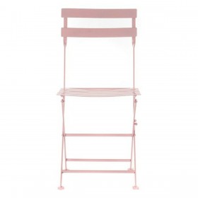 Tavolo con 2 sedie DKD Home Decor MB-177410 Rosa 60 x 60 x 75 cm (3 pcs)