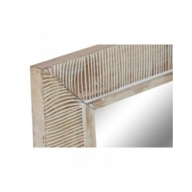 Specchio da parete Home ESPRIT Bianco Moderno Decapaggio 63,5 X 4 X 94 cm