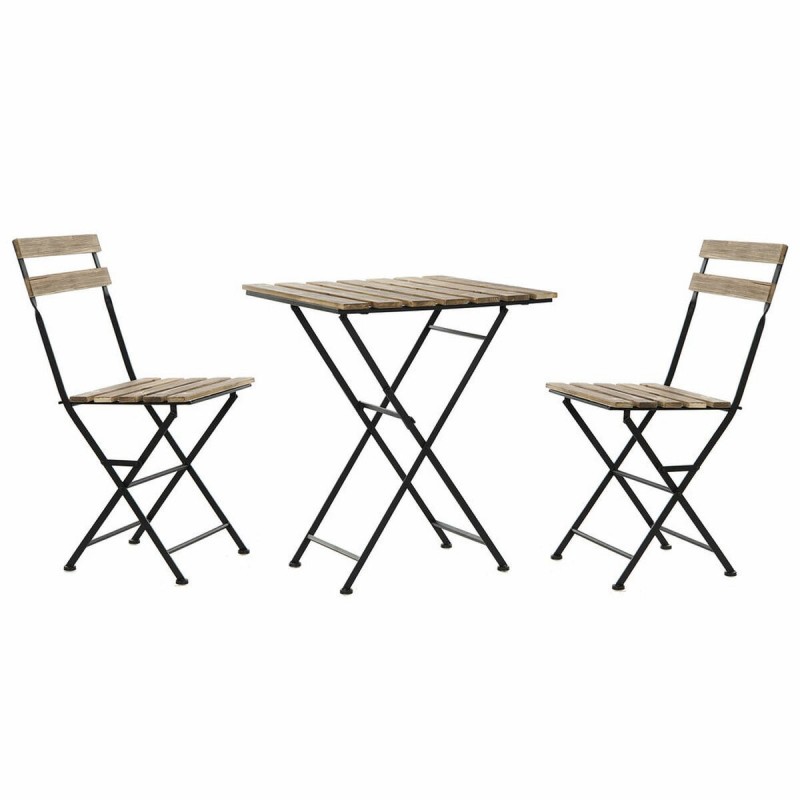 Tavolo con sedie DKD Home Decor 60 x 60 x 74 cm (3 pcs)