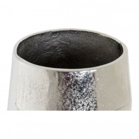 Vaso DKD Home Decor Viso Argentato Alluminio Moderno 16 x 16 x 28 cm