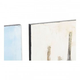 Quadro DKD Home Decor CU-179188 Dorato 100 x 4 x 100 cm Bottiglie Cottage (2 Unità)