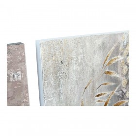 Quadro DKD Home Decor CU-179192 100 x 3,8 x 100 cm Buddha Orientale (2 Unità)