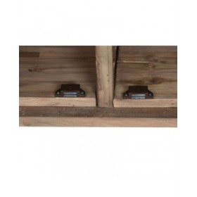 Armadio Home ESPRIT teak Fibra di cocco 85 X 40 X 185 cm