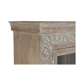 Stand Espositore Home ESPRIT Bianco Legno di mango 120 X 44 X 210 cm