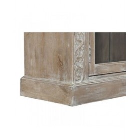 Stand Espositore Home ESPRIT Bianco Legno di mango 120 X 44 X 210 cm