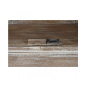 Stand Espositore Home ESPRIT Bianco Legno di mango 120 X 44 X 210 cm