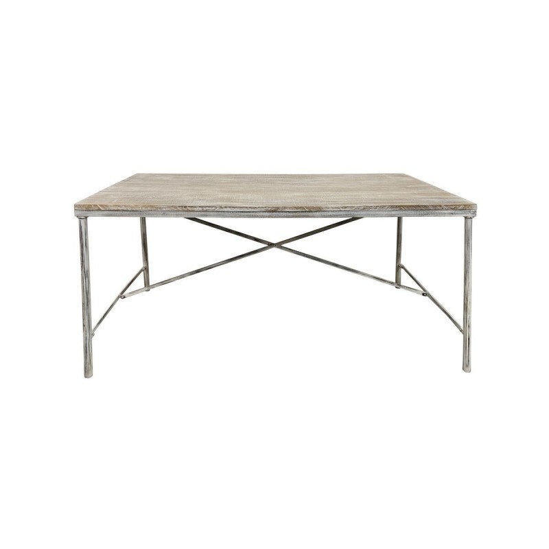 Tavolo da Pranzo Home ESPRIT Bianco Ferro Legno di mango 160 X 90 X 80 cm