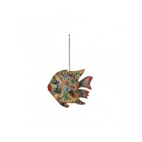 Statua Decorativa Home ESPRIT Multicolore Pesce 80 X 12 X 60 cm
