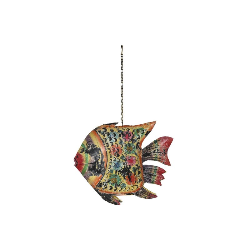 Statua Decorativa Home ESPRIT Multicolore Pesce 80 X 12 X 60 cm