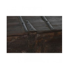 Forziere Home ESPRIT Marrone Ferro teak 137 x 44 x 98 cm