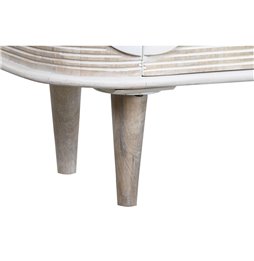 Lanterna DKD Home Decor Cristallo Bianco Pino (21 x 21 x 51 cm)