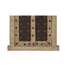 Decorazione da Parete Home ESPRIT Beige Naturale Finestra 45 X 5 X 51 cm