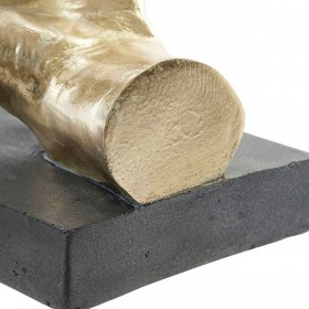 Statua Decorativa DKD Home Decor Cristallo Argentato Dorato Resina Mano 20 x 14 x 18 cm