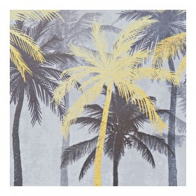 Tappi DKD Home Decor 8424001698615 Contatore Palme Nero Dorato Legno Legno MDF 2 Unità 46,5 x 6 x 31 cm