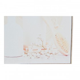 Armadietto portachiavi DKD Home Decor 8424001797233 Legno Legno MDF Beige 2 Unità 46 x 6 x 32 cm