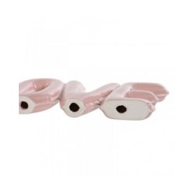 Statua Decorativa Home ESPRIT LOVE Giallo Rosa Per bambini 24 X 2,5 X 10 cm (2 Unità)