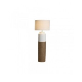 Lampada da Terra Home ESPRIT Bianco Marrone 220 V 50 X 50 X 139,5 cm