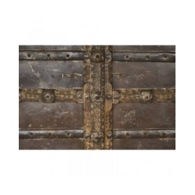 Statua Decorativa da Giardino Home ESPRIT Marrone teak 120 X 46 X 190 cm Con porta